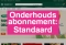 Onderhoudsabonnement: standaard per jaar