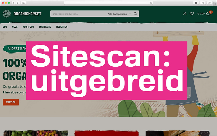 Sitescan: uitgebreid
